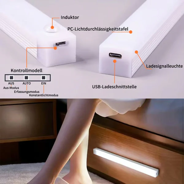 🏆💡Bohrfreie intelligente Sensor magnetische aufladbare LED-Leuchte -Remifa® - Image 16